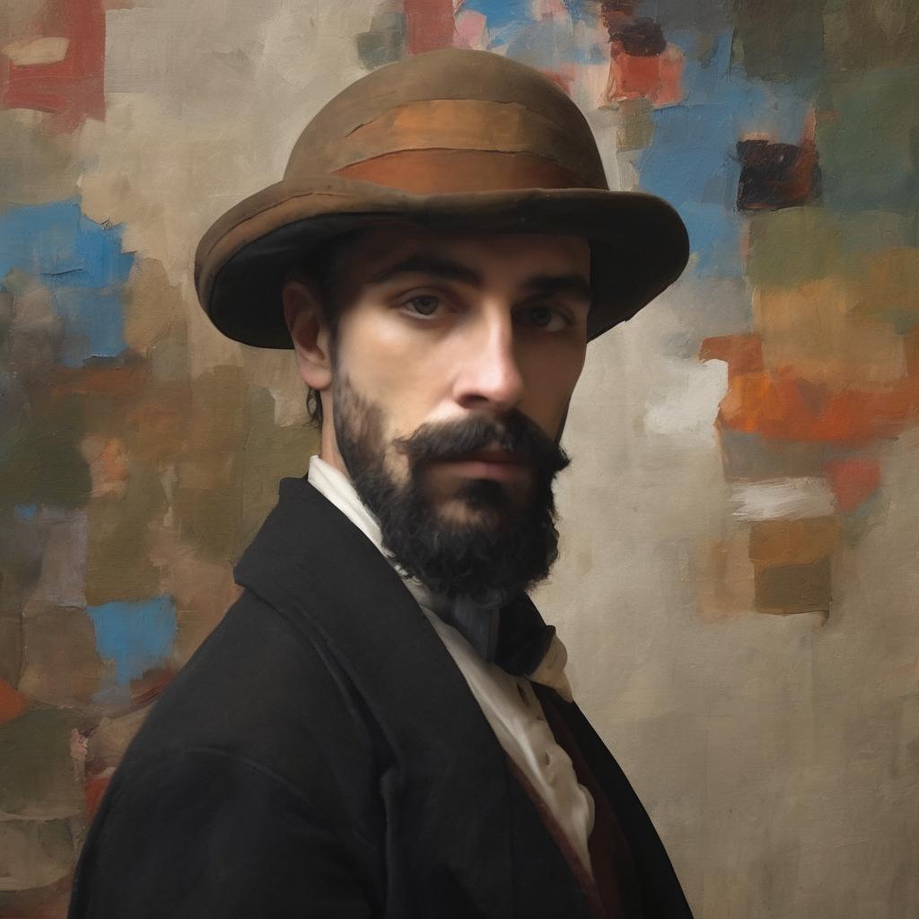 Παρουσίαση βιογραφίας γυναίκας δημιουργού στην τέχνη με σκηνικό τέχνης και ιστορίες γυναίκες καλλιτέχνιδες.